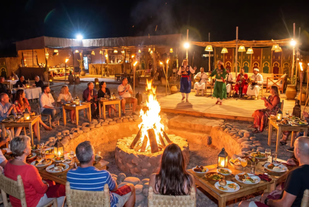 Marrakech Agafay Desert Quad Camel Ride & Dinner Show