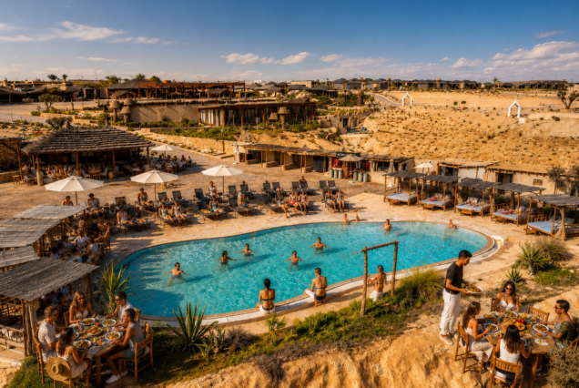 Swimming pool pass and lunch in the Agafay desert Marrakech